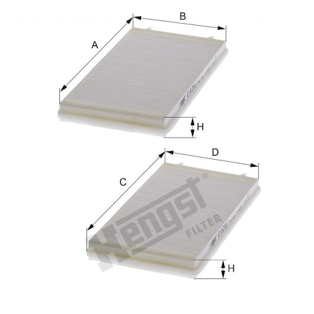 Hengst CABIN FILTER E1920LI-2